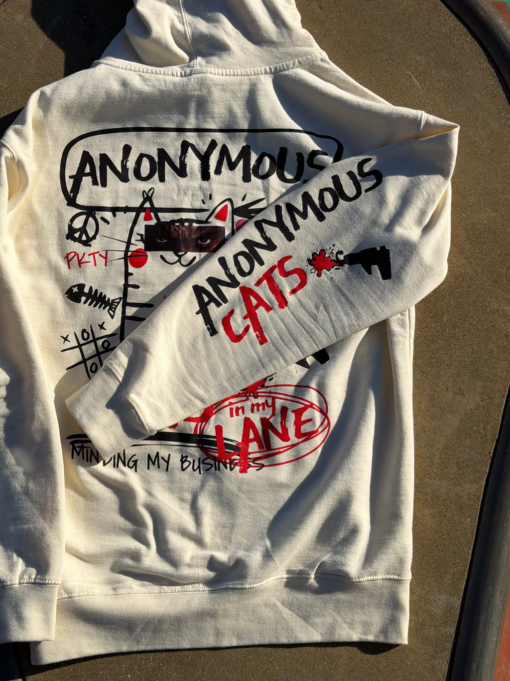 ANONYMOUS CATS HOODIE