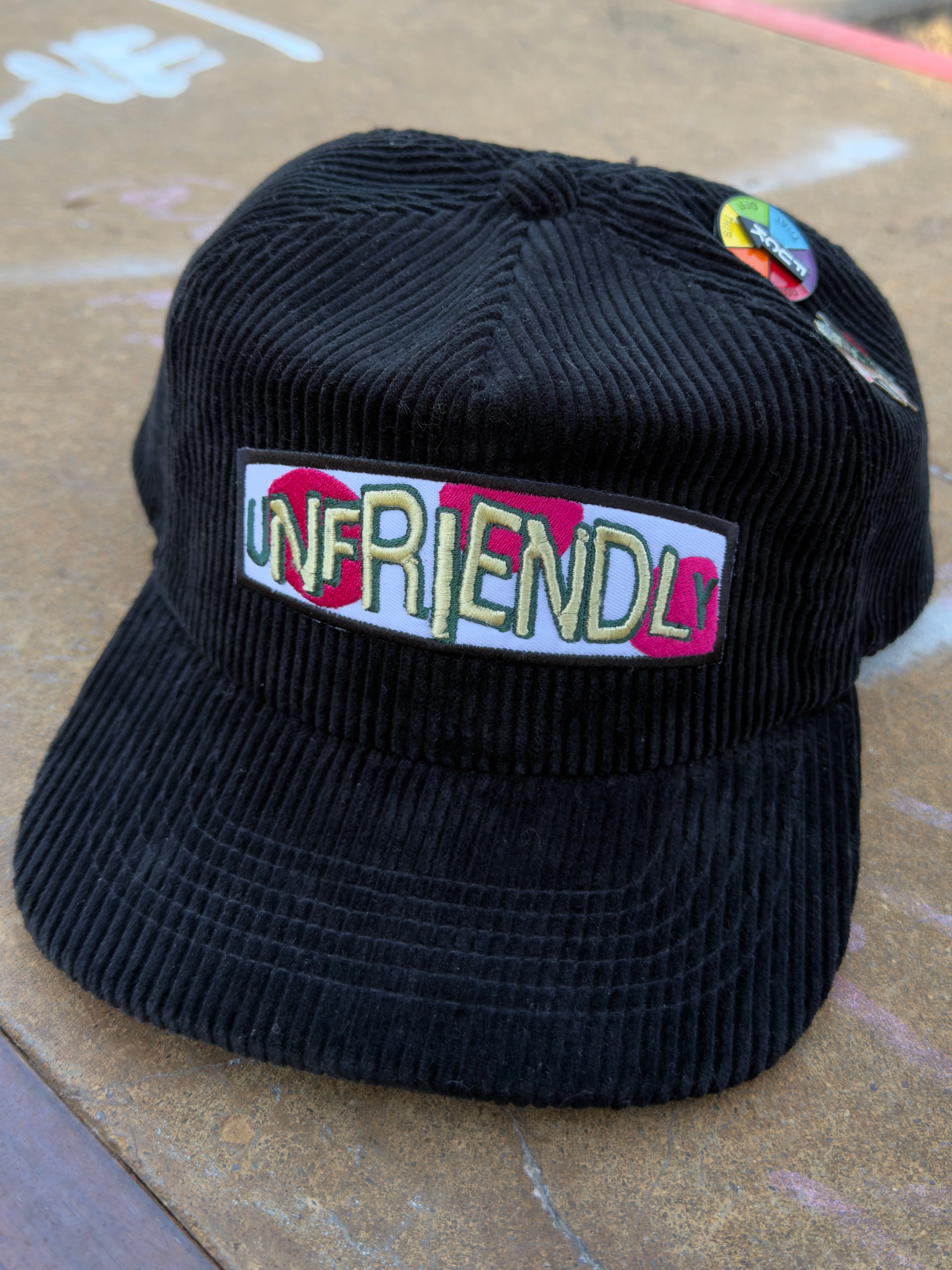 Unfriendly Snapback (2 pins included)