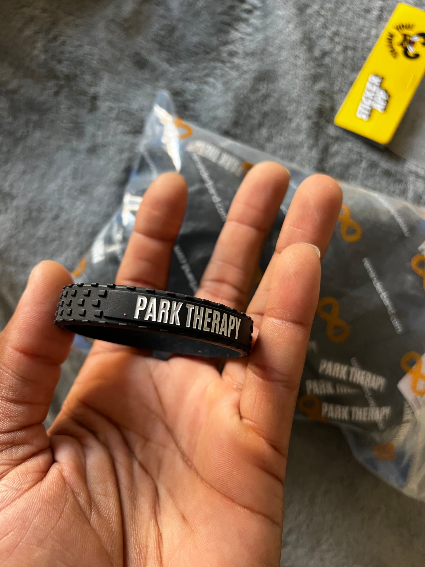 Park Therapy Tire Wristband (includes 5 stickers)