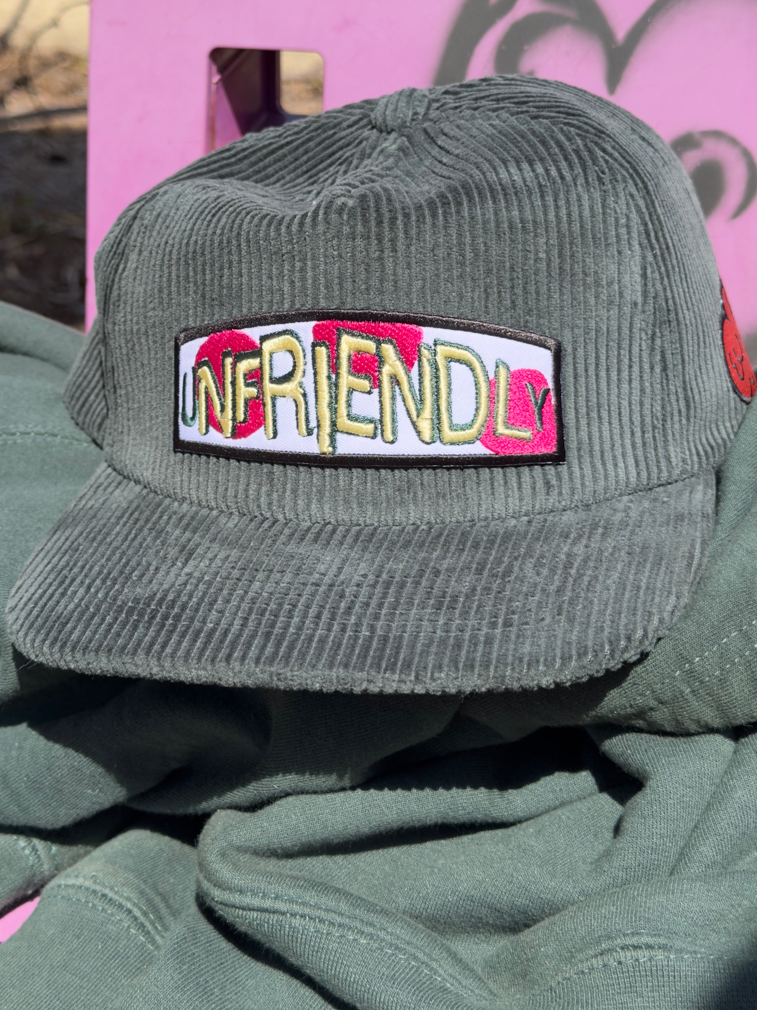 Unfriendly Snapback (2 pins included)