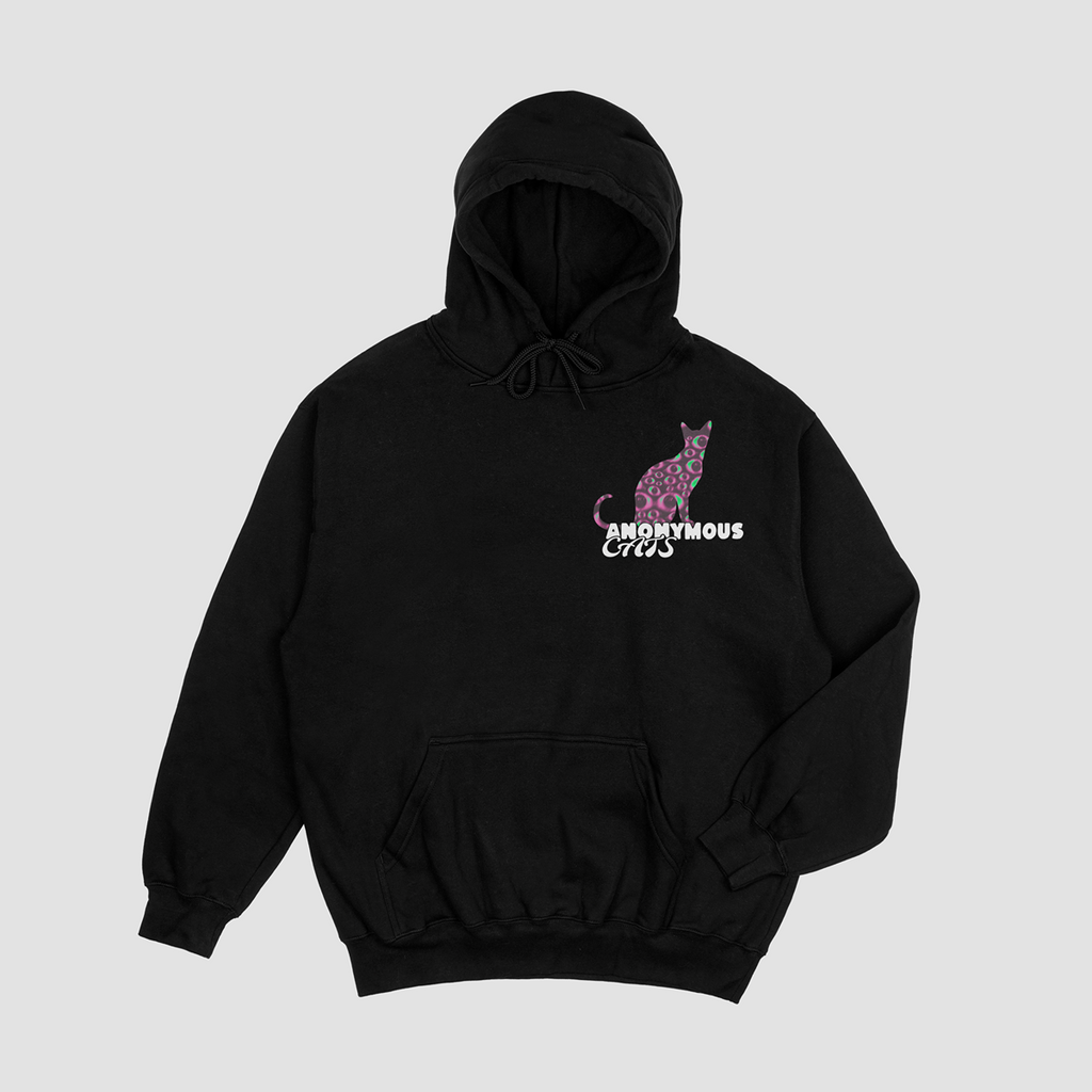 PURPLE CAT HOODIE
