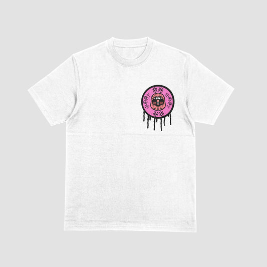 Open Wide Tee (Pink)