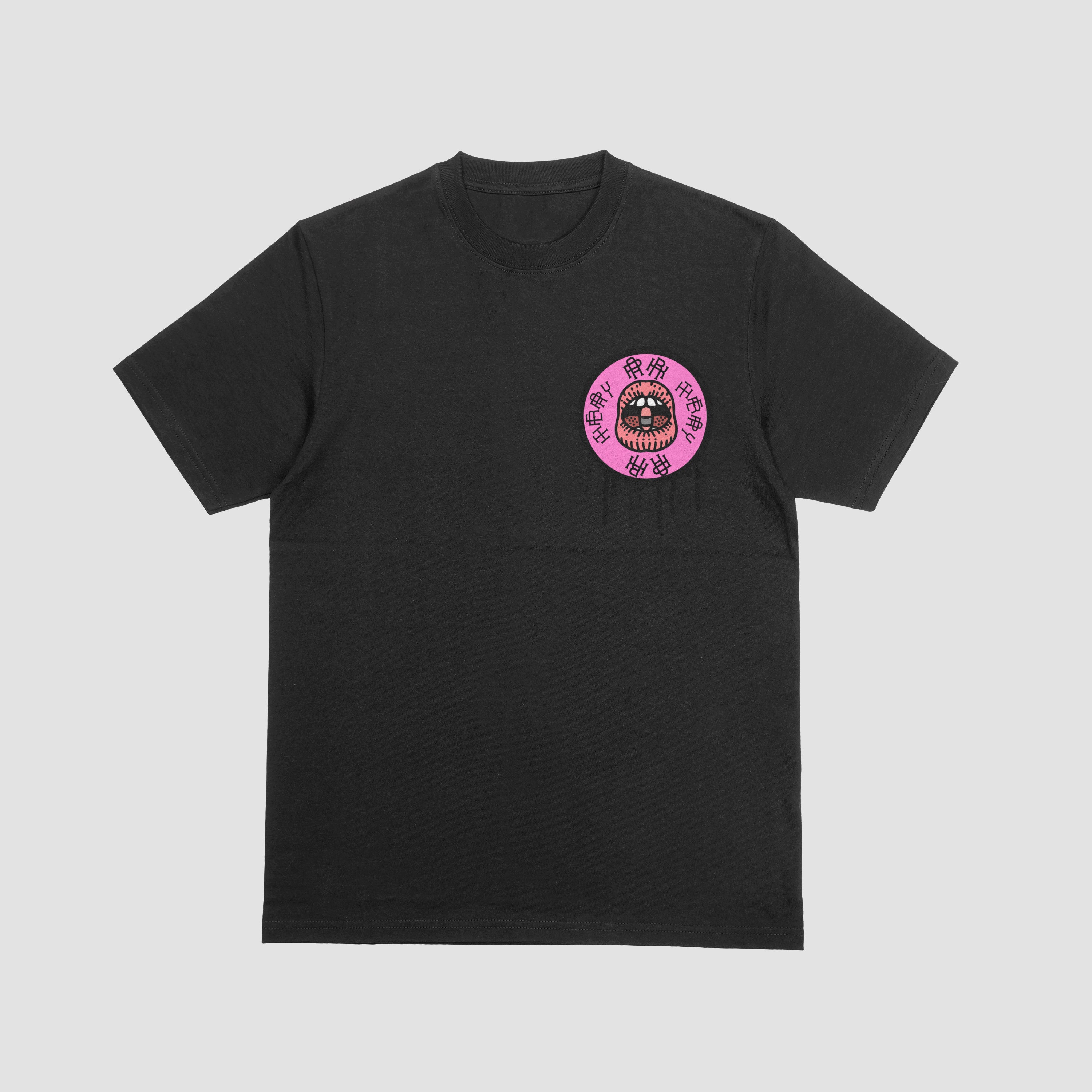 Open Wide Tee (Pink)
